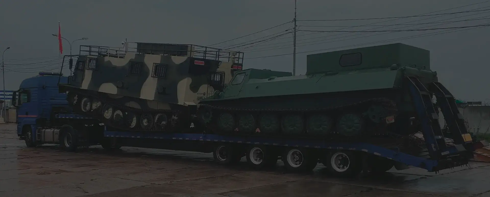 Транспортировка танков и ракет в селе Большое Нагаткино (Приволжский округ - Ульяновская область) с соблюдением секретности.